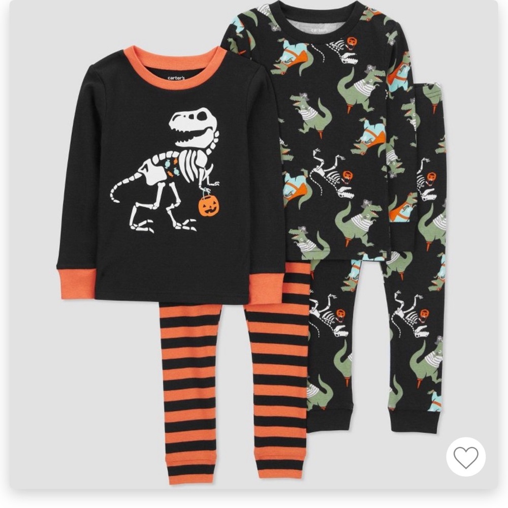 NWT  Toddlers 4-piece Halloween pajama set from Carter’s Just One You